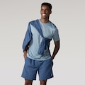 Bermuda Masculina Oxer Training 7" Tecido Plano AZUL ESCURO