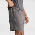Bermuda Masculina Oxer Training 7" Tecido Plano CINZA/PRETO