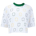 Blusa do Brasil CBF Cropped Feminina Liberdade BRANCO