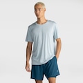Camiseta Masculina Oxer Manga Curta Malha Mescla Basic BPC