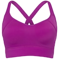 Top Fitness com Bojo Fixo Oxer Alta Sustentação Alça Cruzada - Adulto ROXO