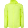 Jaqueta Corta-Vento Masculina Oxer com Capuz Packable Tecido Plano Corrida AMARELO