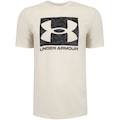 Camiseta Masculina Under Armour Manga Curta Camo Boxed BEGE/PRETO