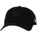Boné Aba Curva New York Yankees New Era MLB 920 Strapback ST PERM BLK - Adulto PRETO