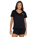 Camiseta Feminina Under Armour Manga Curta Rush Energy PRETO
