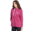 Jaqueta de Moletom Feminino Under Armour com Capuz Rival Fleece VINHO