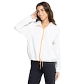 Jaqueta Feminina Under Armour com Capuz Woven Fz BRANCO/LARANJA CLA