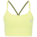 Top Fitness com Bojo Removível ASICS Baixa Sustentação Alça Ajustável - Adulto AMARELO CLARO