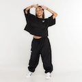 Blusa Cropped Feminina Puma Classics Oversized PRETO