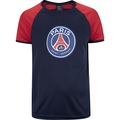 Camiseta Masculina PSG Balboa Manga Curta Dry Fit Messi AZUL/VERMELHO