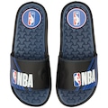 Chinelo Slide NBA Grendene Rider Pump II - Adulto PRETO/AZUL ESC