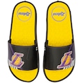 Chinelo Slide NBA Grendene Rider Pump II - Adulto AMARELO CLA/PRETO