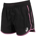 Short Feminino ASICS Corrida Takay Cós Respirável PRETO