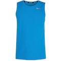 Camiseta Regata Masculina Nike Dri-Fit Miler AZUL/CINZA