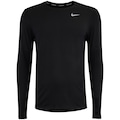 Camiseta Masculina Nike Manga Longa Dri-Fit Element Crew PRETO