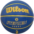 Bola de Basquete Golden State Warriors Stephen Curry 30 Wilson NBA AZUL/AMARELO