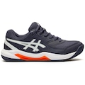 Tênis Asics Gel-Dedicate 8 Clay - Masculino - Tennis AZUL ESC/LARANJA
