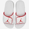Chinelo Slide Jordan Nike Hydro III Retrô BRANCO/VERMELHO