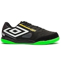 Chuteira Futsal Umbro Pro 5 Bump Club - Adulto PRETO/VERDE