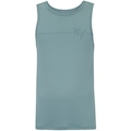 Camiseta Regata Masculina Oxer Crepe Estampada AZUL CLARO
