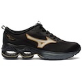Tênis Mizuno Wave Frontier 15 - Masculino PRETO/OURO