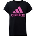 Camiseta Infantil adidas Manga Curta Big Logo Essentials PRETO