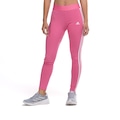 Calça Legging Femininas adidas 3 Stripes ROSA/BRANCO