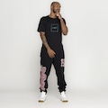 Camiseta Huf Manga Curta Essentials Box Logo PRETO