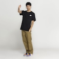 Camiseta Huf Manga Curta In The Pocket PRETO