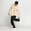 Camiseta Huf Manga Longa Puff Galaxies BEGE