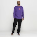 Camiseta Huf Manga Longa Cereal Killer ROXO