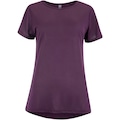 Camiseta Feminina Oxer Manga Curta Basica Jogging New II VINHO