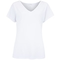 Camiseta Feminina Oxer Decote V BRANCO