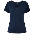 Camiseta Feminina Oxer Decote V AZUL