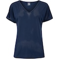 Camiseta Feminina Oxer Decote V AZUL ESCURO