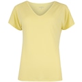 Camiseta Feminina Oxer Decote V AMARELO CLARO
