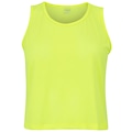 Camiseta Regata Cropped Feminina Oxer Telada AMARELO