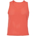 Camiseta Regata Cropped Feminina Oxer Telada LARANJA