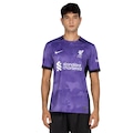 Camisa Liverpool III Nike 23/24 Masculina ROXO/BRANCO