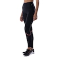 Calça Legging Feminina Oxer Cós Médio Respirabilidade Alta Compressão PRETO/CORAL