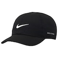 Boné Aba Curva Nike Strapback Dri-Fit ADV Cap Mid - Adulto PRETO/BRANCO