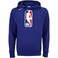 Blusão Masculino Nike NBA com Capuz Club Hdy PO AZUL