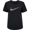 Camiseta Feminina Nike Dri-Fit Swoosh Hbr SS PRETO