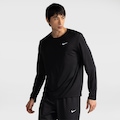 Camiseta Masculina Nike Manga Longa Dri-Fit Miler Top PRETO