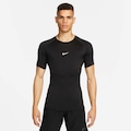 Camiseta Masculina Nike Np Dri-Fit Tight Top SS PRETO/BRANCO