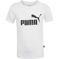 Camiseta Puma Feminina Essentials Logo G BRANCO/PRETO