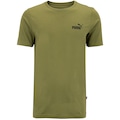 Camiseta Masculina Puma Manga Curta Essentials Small Logo VERDE