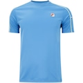 Camiseta Masculina Fila Manga Curta Tennis Line AZUL CLA/BRANCO