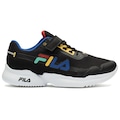Opção de cor PRETO/AZUL de Tênis Infantil Fila Split VLC