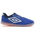 Chuteira Futsal Umbro Pro Challenge - Adulto AZUL/BRANCO